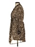 a.n.a. A New Approach 100% Polyester Animal Print Brown Kimono Size L - photo 5