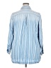 Intro Stripes Blue Long Sleeve Button-Down Shirt Size 2X - photo 2