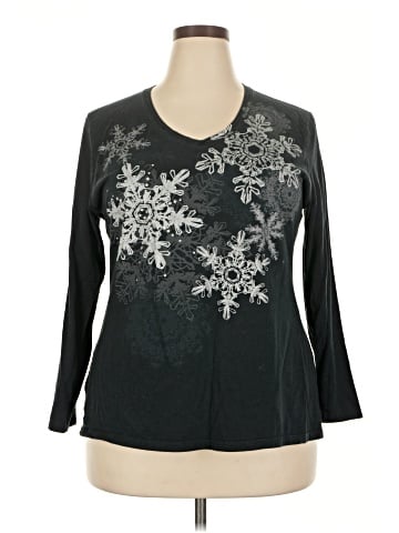 Just My Size 3/4 Sleeve T-Shirt (view 1)