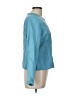 Doncaster Collection 100% Leather Teal Leather Jacket Size 12 - photo 4