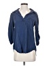 Mod-O-Doc 100% Tencel Blue Long Sleeve Blouse Size XS (0) - photo 1