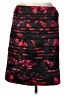 Liv 100% Polyester Graphic Red Formal Skirt Size 10 - photo 1