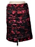 Liv 100% Polyester Graphic Red Formal Skirt Size 10 - photo 2