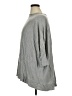 Vertical Design Gray Poncho Size 1X - photo 5