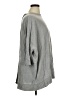 Vertical Design Gray Poncho Size 1X - photo 4