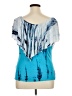 Venus Blue Short Sleeve Blouse Size XL - photo 2
