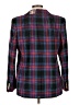 J.Crew Plaid Black Wool Blazer Size 12 - photo 2
