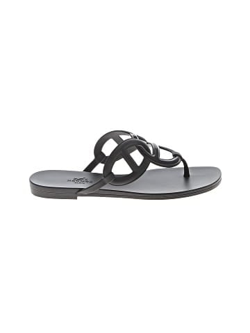 Hermès Rubber Egerie Sandals (view 1)