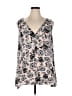Torrid 100% Polyester Gray Sleeveless Blouse Size 2X Plus (2) - photo 1