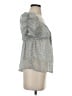 Louna 100% Polyester Blue Short Sleeve Blouse Size XS - photo 4