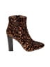 Banana Republic Animal Print Brown Ankle Boots Size 5 1/2 - photo 1