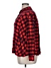 ee:some 100% Rayon Checkered-gingham Red Long Sleeve Button-Down Shirt Size XL - photo 5