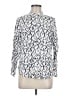 Joules 100% Viscose Print Silver Long Sleeve Blouse Size 8 - photo 1