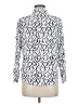 Joules 100% Viscose Print Silver Long Sleeve Blouse Size 8 - photo 2