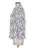 Joules 100% Viscose Print Silver Long Sleeve Blouse Size 8 - photo 5