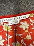 Veronica Beard Floral Red Orange Cocktail Dress Size 14 - photo 7