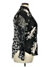 Judy Knapp 100% Polyester Print Black 3/4 Sleeve Blouse Size XXL (estimated) - photo 4
