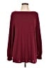YOU & ME Burgundy Pullover Sweater Size L - photo 1