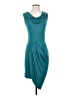 BCBGMAXAZRIA Solid Teal Cocktail Dress Size XS - photo 1