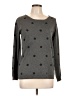 Absolutely Creative Worldwide Polka Dots Gray Pullover Sweater Size L - photo 1