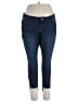 SLINK Jeans Solid Blue Jeans Size XL - photo 1