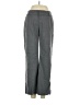 Banana Republic Chevron-herringbone Gray Wool Pants Size 4 Petite - photo 1
