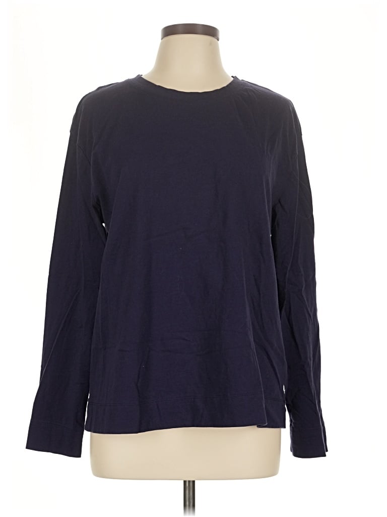 Pre-owned Koolaburra By Ugg Long Sleeve T-shirt In Blue