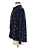 Tommy Hilfiger 100% Polyester Print Blue Long Sleeve Blouse Size M - photo 5