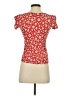 BCBGeneration 100% Cotton Red Short Sleeve Top Size S - photo 2