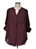 Torrid Burgundy 3/4 Sleeve Blouse Size Lg Plus (0) - photo 1