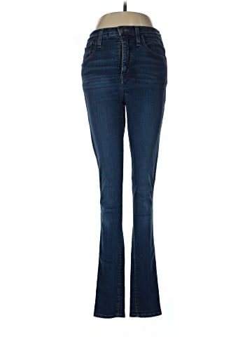 Madewell Tall 10" High-Rise Skinny Jeans in Hayes Wash (view 1)