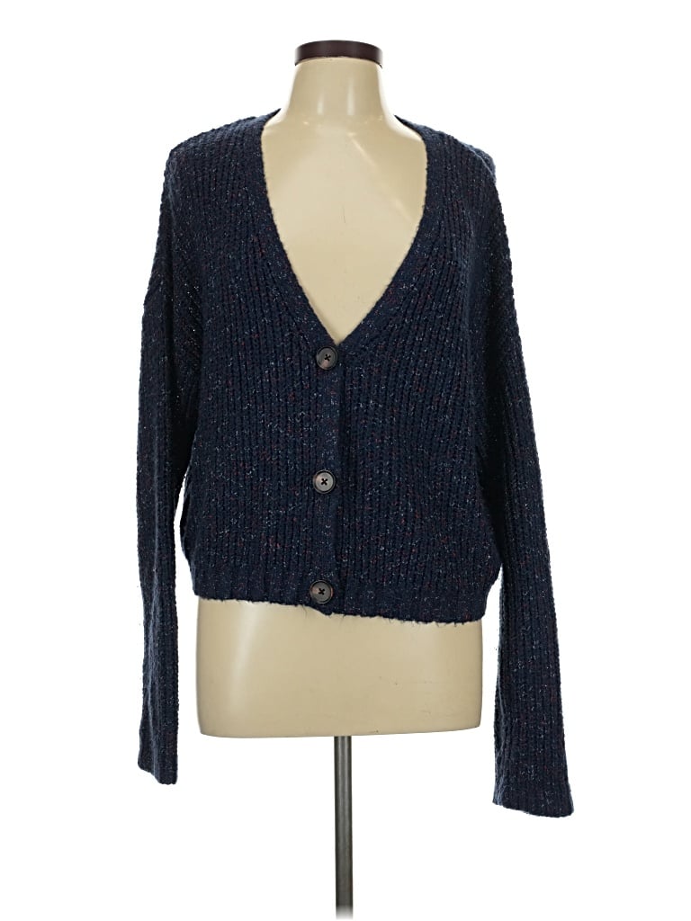 Pre-owned Wild Fable Cardigan Sweater In Blue