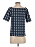 Ann Taylor LOFT Blue Short Sleeve Blouse Size XS - photo 2
