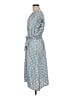 Max Studio Checkered-gingham Blue Casual Dress Size M - photo 5