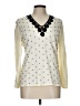Jones New York Collection Polka Dots Ivory Pullover Sweater Size L - photo 1