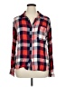 Como Vintage 100% Rayon Plaid Red Long Sleeve Button-Down Shirt Size XL - photo 1