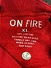 ON FIRE 100% Cotton Red Sweatshirt Size XL - photo 7