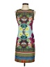 Clover Canyon Graphic Multi Color Teal Cocktail Dress Size XS - photo 1