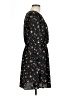 Lush 100% Polyester Floral Black Casual Dress Size L - photo 4