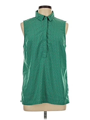 Banana Republic Factory Store Sleeveless Button-Down Shirt (view 1)