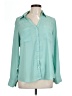 Express 100% Polyester Teal Long Sleeve Blouse Size L - photo 1