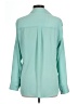 Express 100% Polyester Teal Long Sleeve Blouse Size L - photo 2