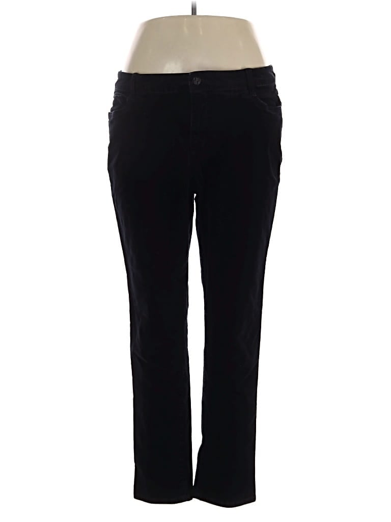 Pre-owned Croft & Barrow Casual Pants In Black