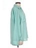 Express 100% Polyester Teal Long Sleeve Blouse Size L - photo 4