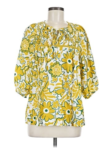 Umgee 3/4 Sleeve Blouse (view 1)
