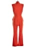 Express Solid Orange Jumpsuit Size 10 - photo 2