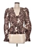 Ulla Johnson 100% Cotton Brown Long Sleeve Blouse Size 6 - photo 1