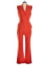Express Solid Orange Jumpsuit Size 10 - photo 1