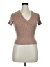 Lulus Tan Short Sleeve Turtleneck Size XL - photo 1