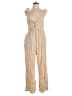 Old Navy Metallic Ivory Jumpsuit Size L - photo 1